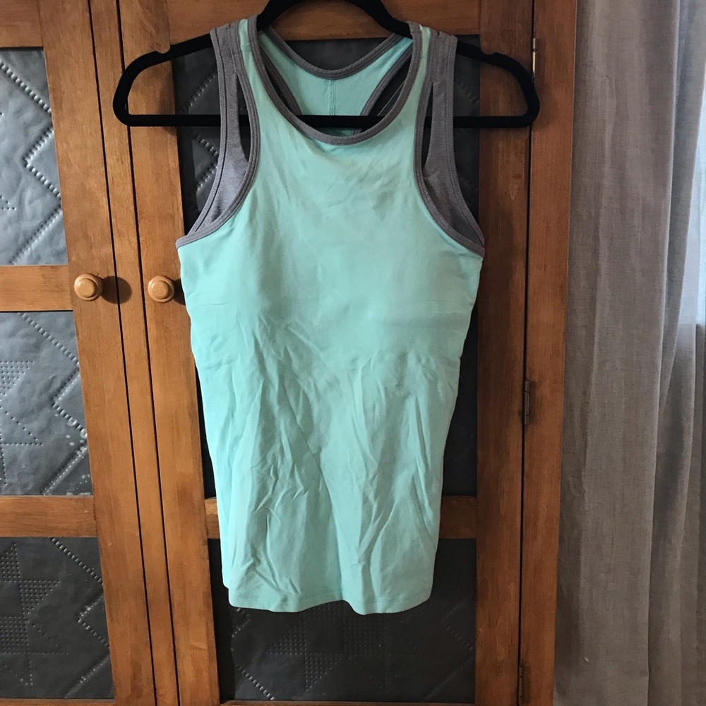 Lululemon Mint Green Athletic Tank